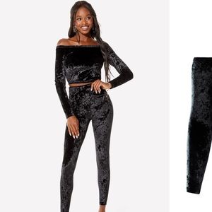 Yitty plusshy shaping high waist legging and top set